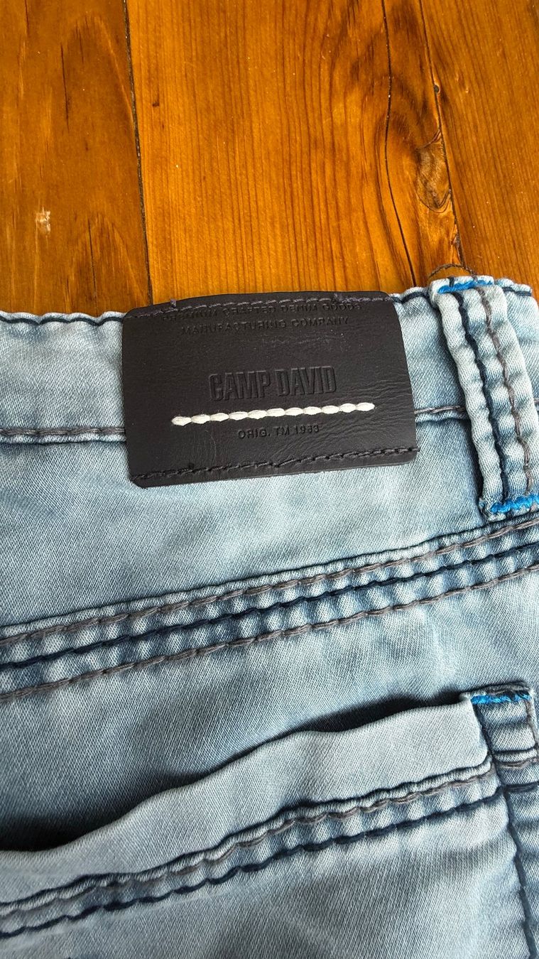 Camp David Jeans: Camp David Jeans Bermudas Hellblau Stretch Gr. 38 – Gebraucht aus Gipf-Oberfrick von son_lx77 1