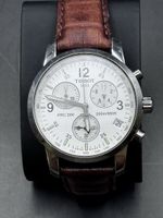 Tissot PRC 200 Chronograph Herren Uhr Stahl Leder 43mm