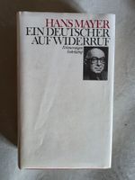 Hans Mayer - Ein Deutscher auf Widerruf - 1982