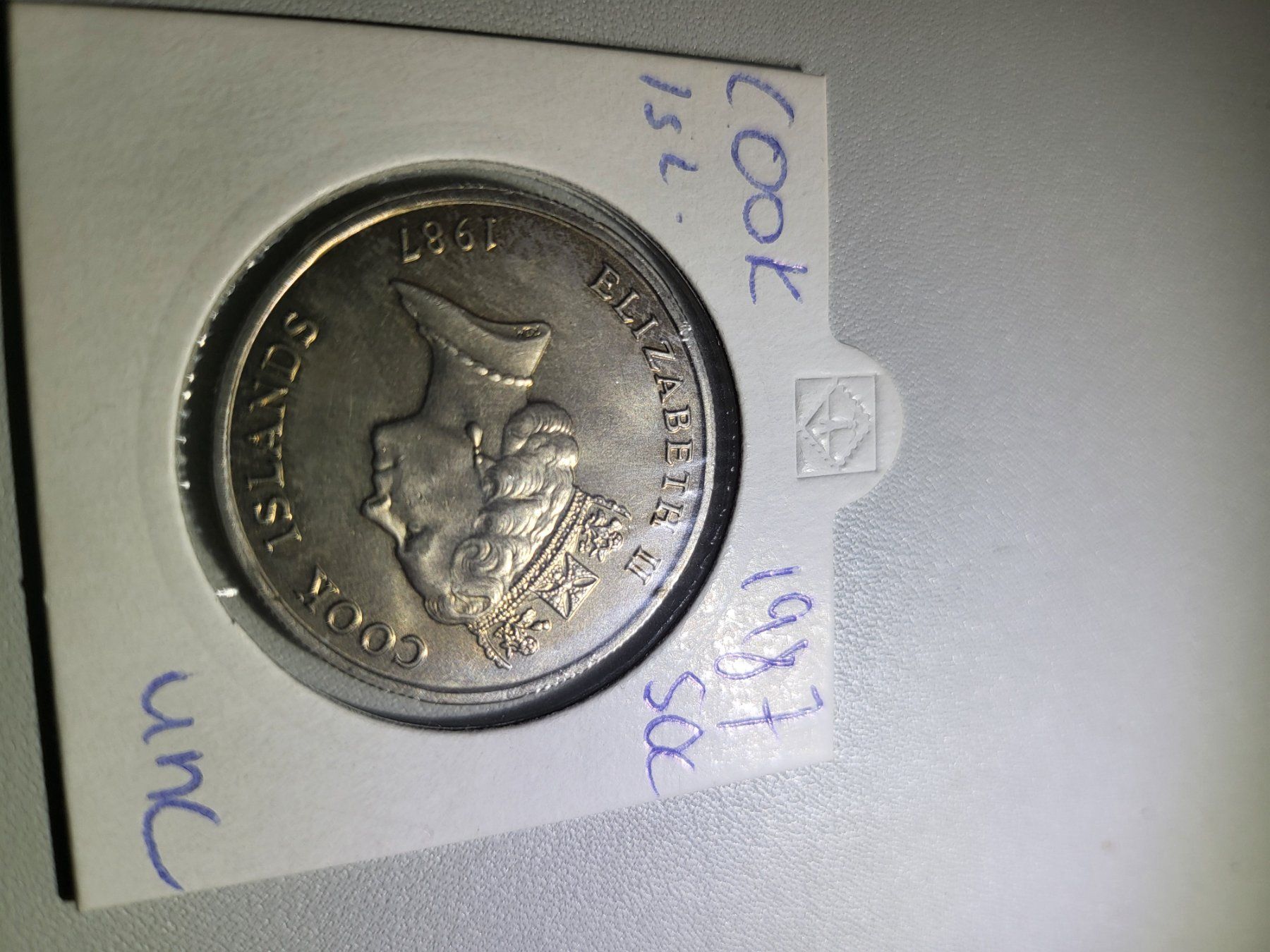 Tutti le monete: Cook Islands 50 cent 1987 Fish – Usato da Zürich venduto da mauritsve