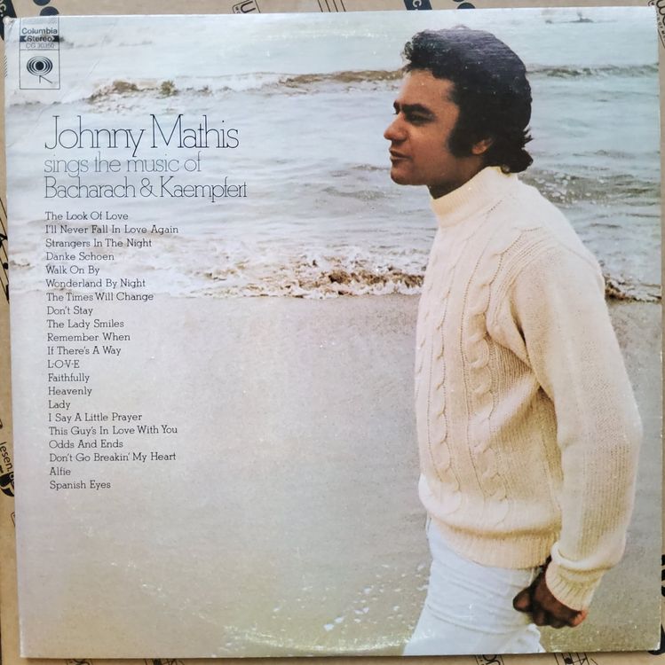 Johnny Mathis–Sings The Music Of Bacharach & Kaempfert / DLP (Neu ...