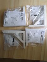 4 IKEA Wandkonsolen SANDSHULT weiss neu in Verpackung