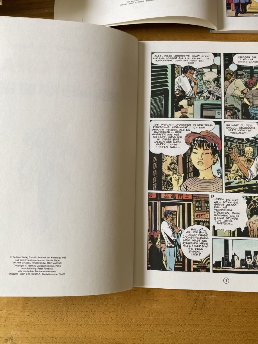 Fumetti: Harry Chase - comic - Nr 1-5 - 1981-1984 – Usato da Dübendorf venduto da Montclair 3