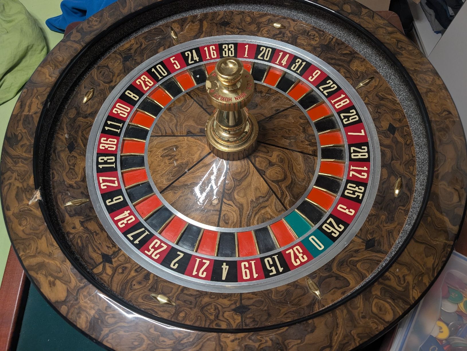 Giochi: Roulette Kessel mit Chips und Matte – Usato da Spiez venduto da FABSYS_Gaming 3