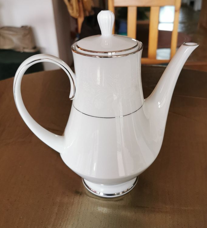 Noritake Geschirrsets: Porcelaine Japonaise de marque NORITAKE type 6909 Rainier – Neu und originalverpackt aus Genève von eti_lnc7 5
