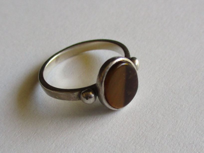 Anelli: Bague argent 950 œil de tigre – Usato da La Sarraz venduto da vic_v6kz 1