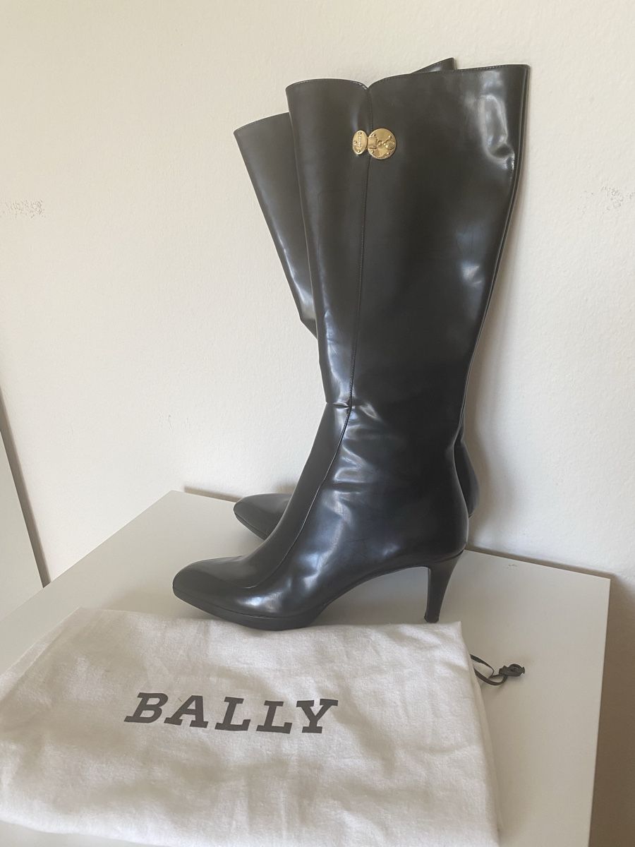 Bally Scarpe da donna: Bally Stiefel, Gr. 39, schwarz Lackleder – Usato da Meggen venduto da SchoeneDinge_1