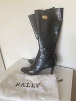 Bally Stiefel, Gr. 39, schwarz Lackleder