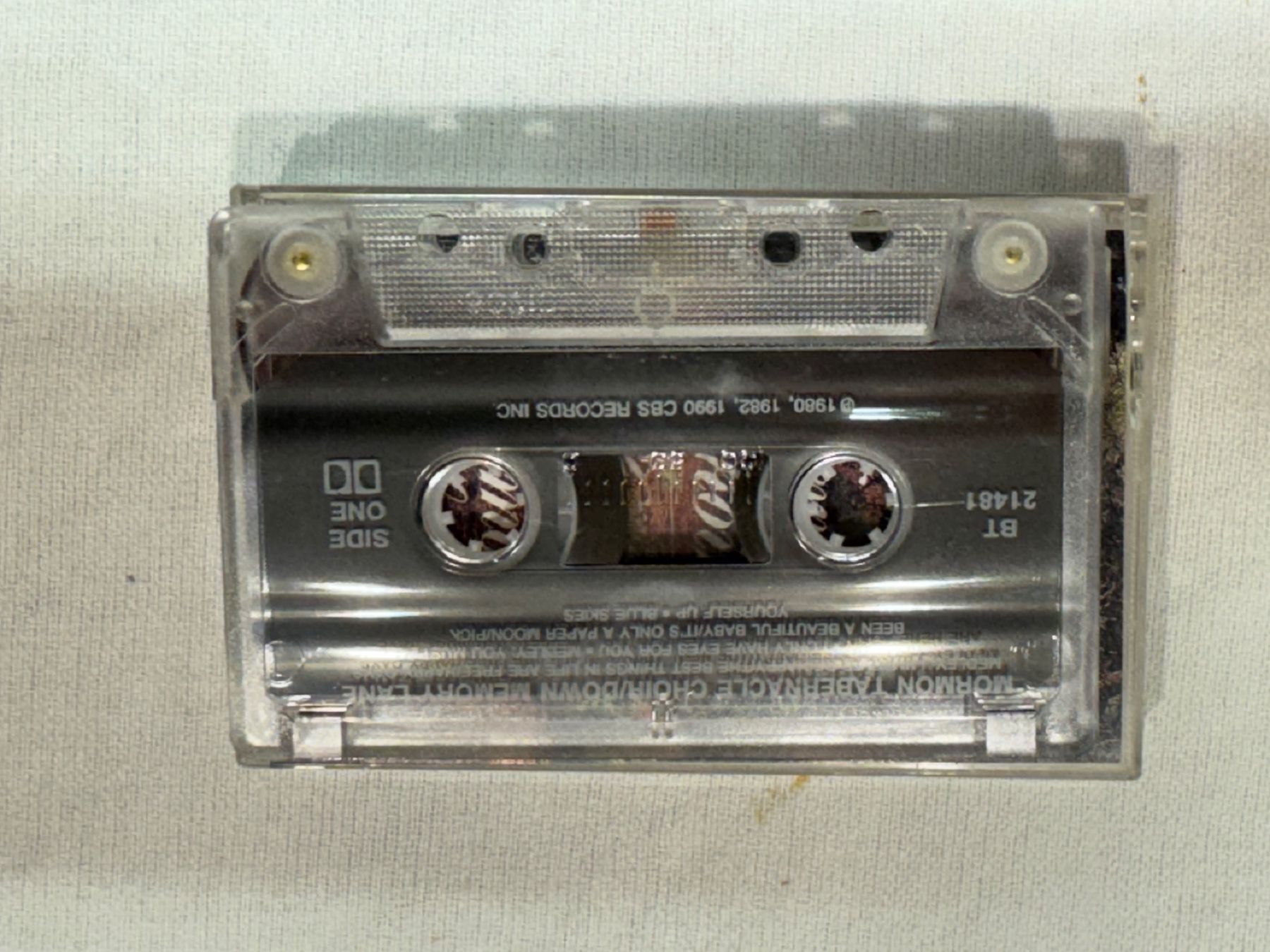 Kompaktkassetten: Cassette The Mormon Tabernacle Choir Down Memory Lane – Gebraucht aus La Chaux-de-Fonds von Marteaux 3