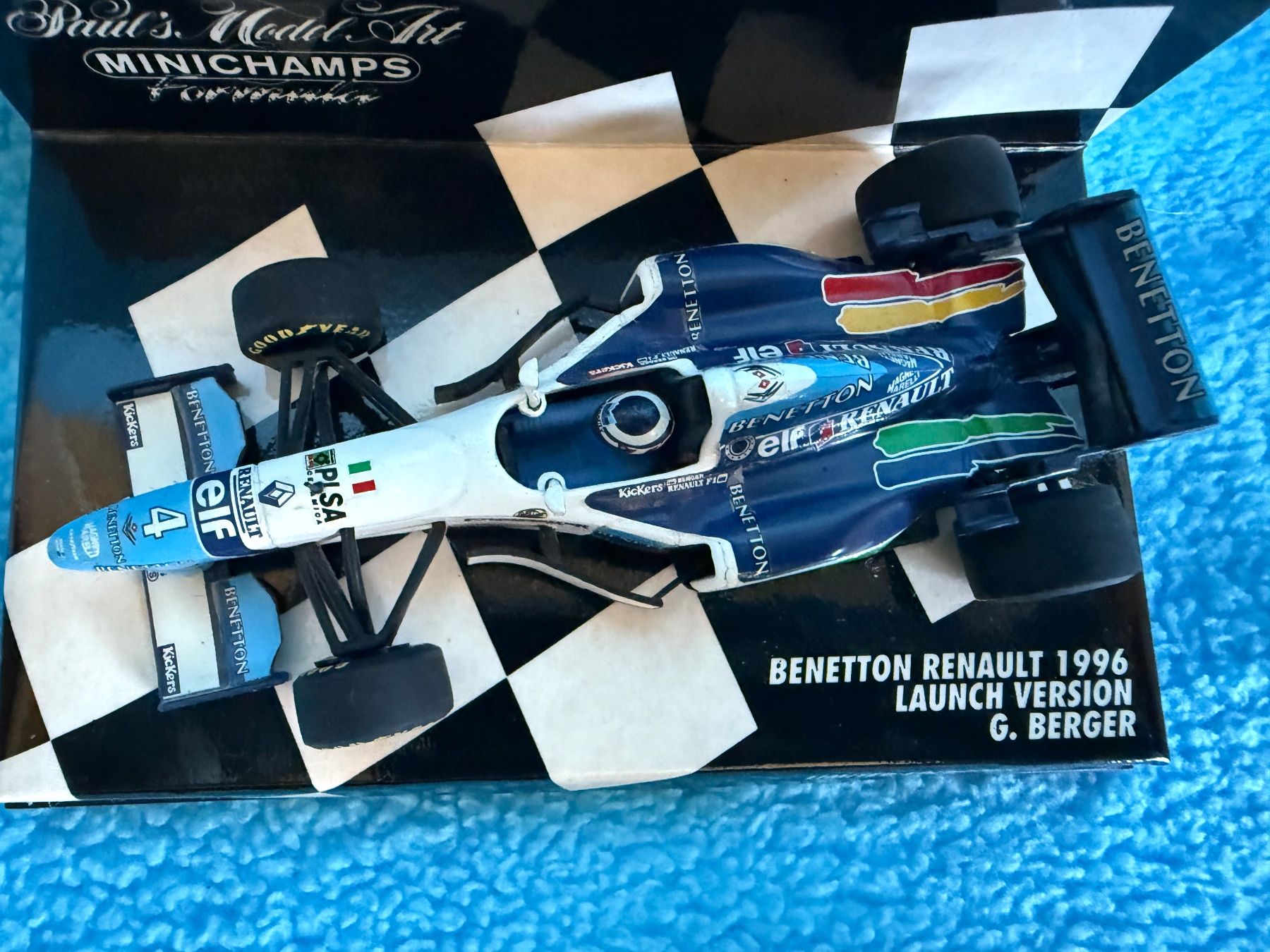 Minichamps Modellini d'auto: F1 Benetton Renault 1996 Launch Version G.Berger – Nuovo (secondo la descrizione) da St-Imier venduto da frederique6 1