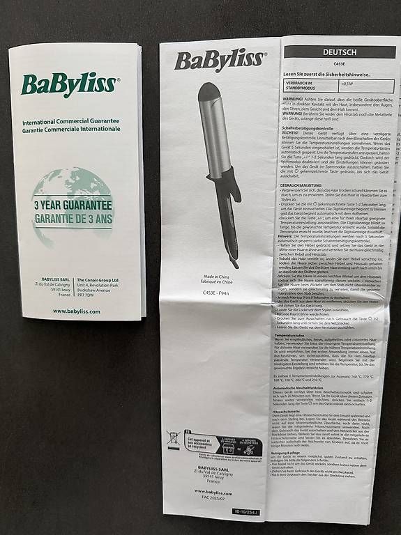 Lockenstäbe & Haarglätter: Lockenstab – Neu und originalverpackt aus Weiningen TG von BC-Aler-65 1