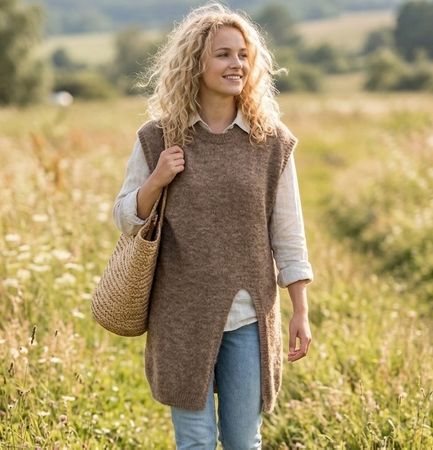 MEGA lässiger Pullover / Weste Gr.38-40  NEU
