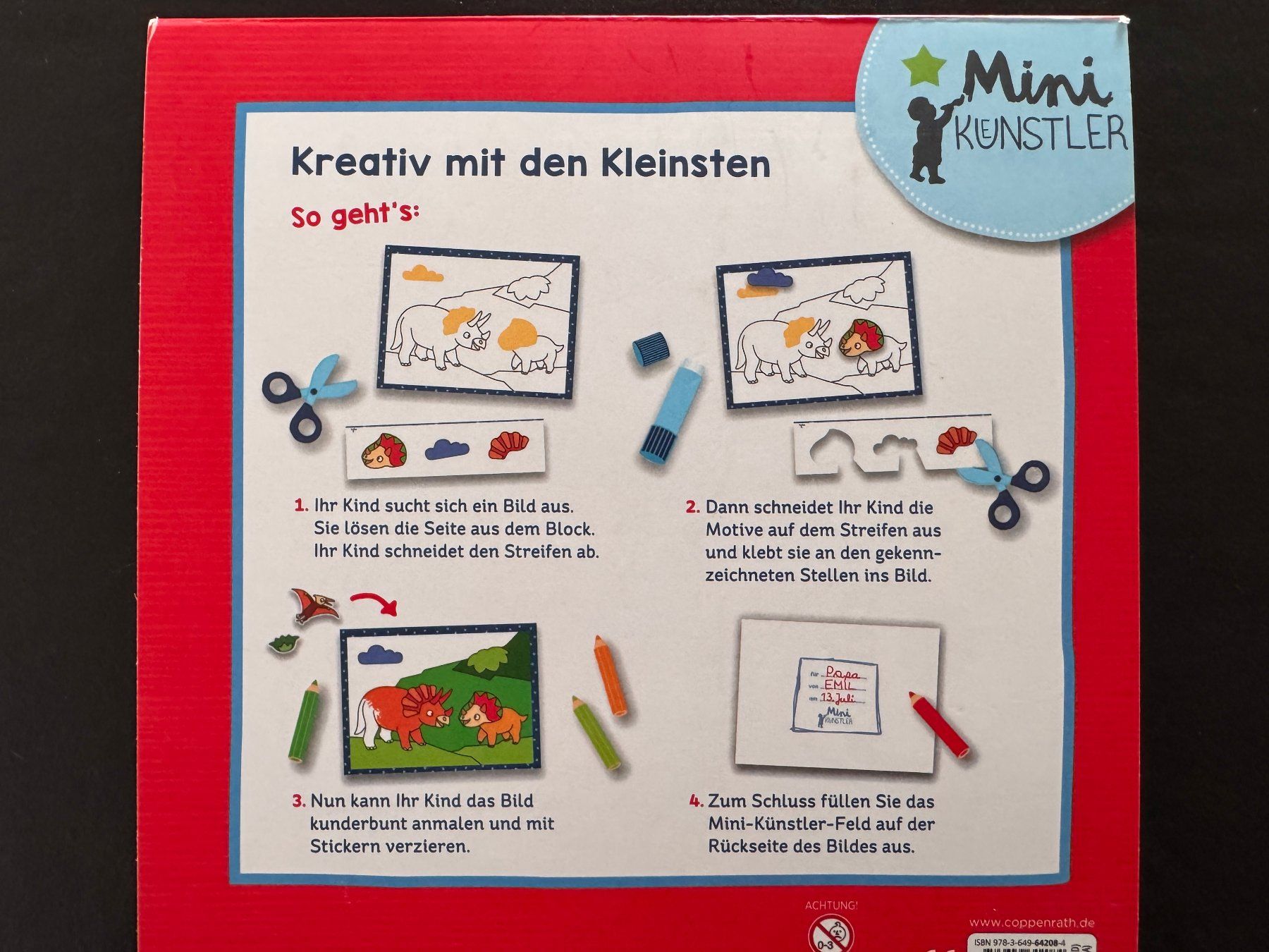 Livres: Neu** Dinosaurier Malbuch und Bastelblock Set – Neuf avec emballage d'origine à Zollikon par Krenapf 8