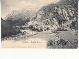 Amsteg Gotthardbahn ca. 1910