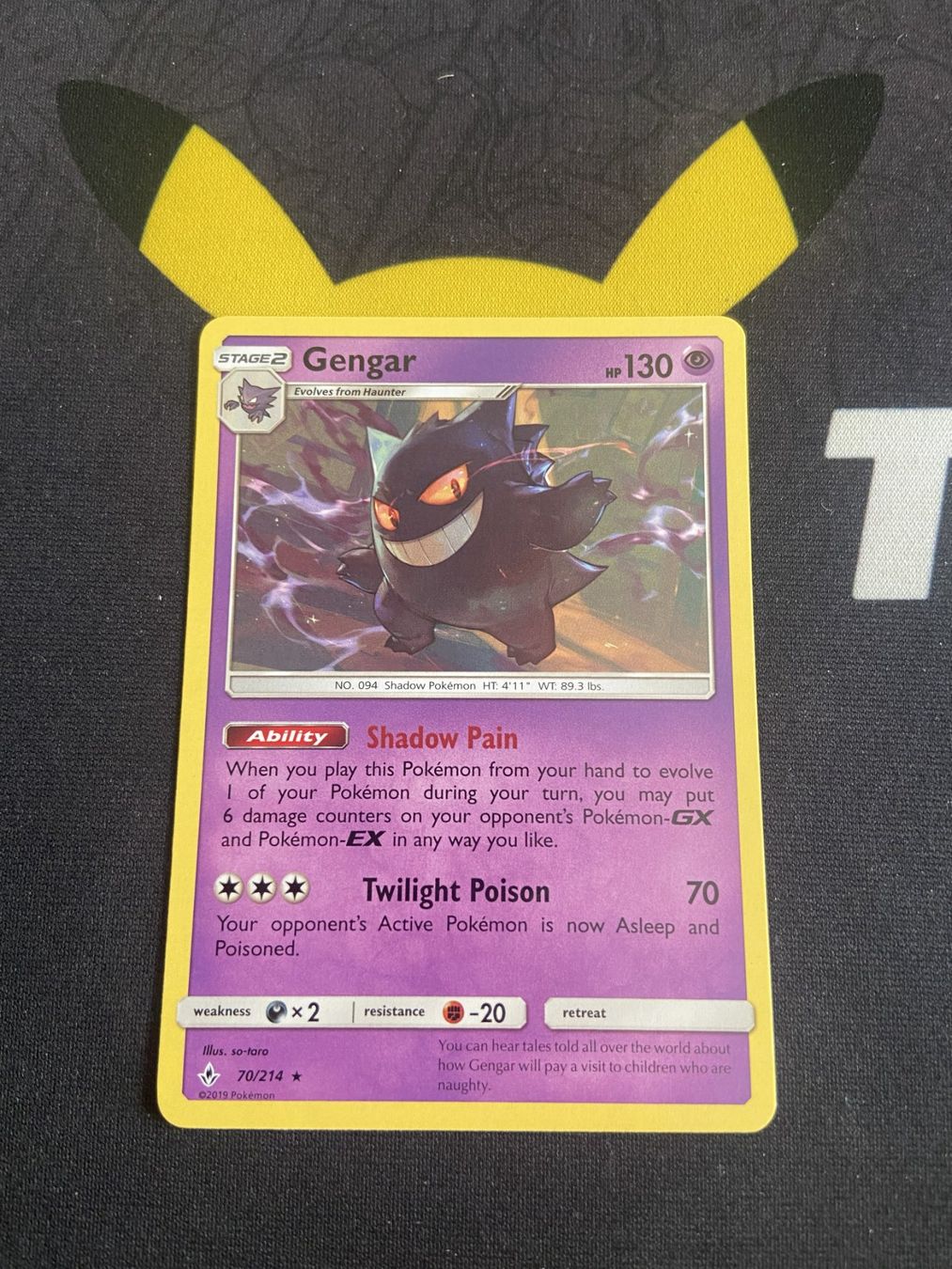 Karten: Gengar 70/214 Kräfte im Einklang – Gebraucht aus Reinach BL von Sobek96