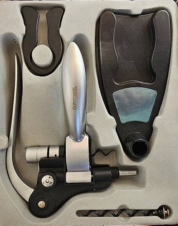 Apribottiglie & Tappi per chiusura: Korkenzieher Set – Nuovo e nell'imballaggio originale da Worb venduto da RFW