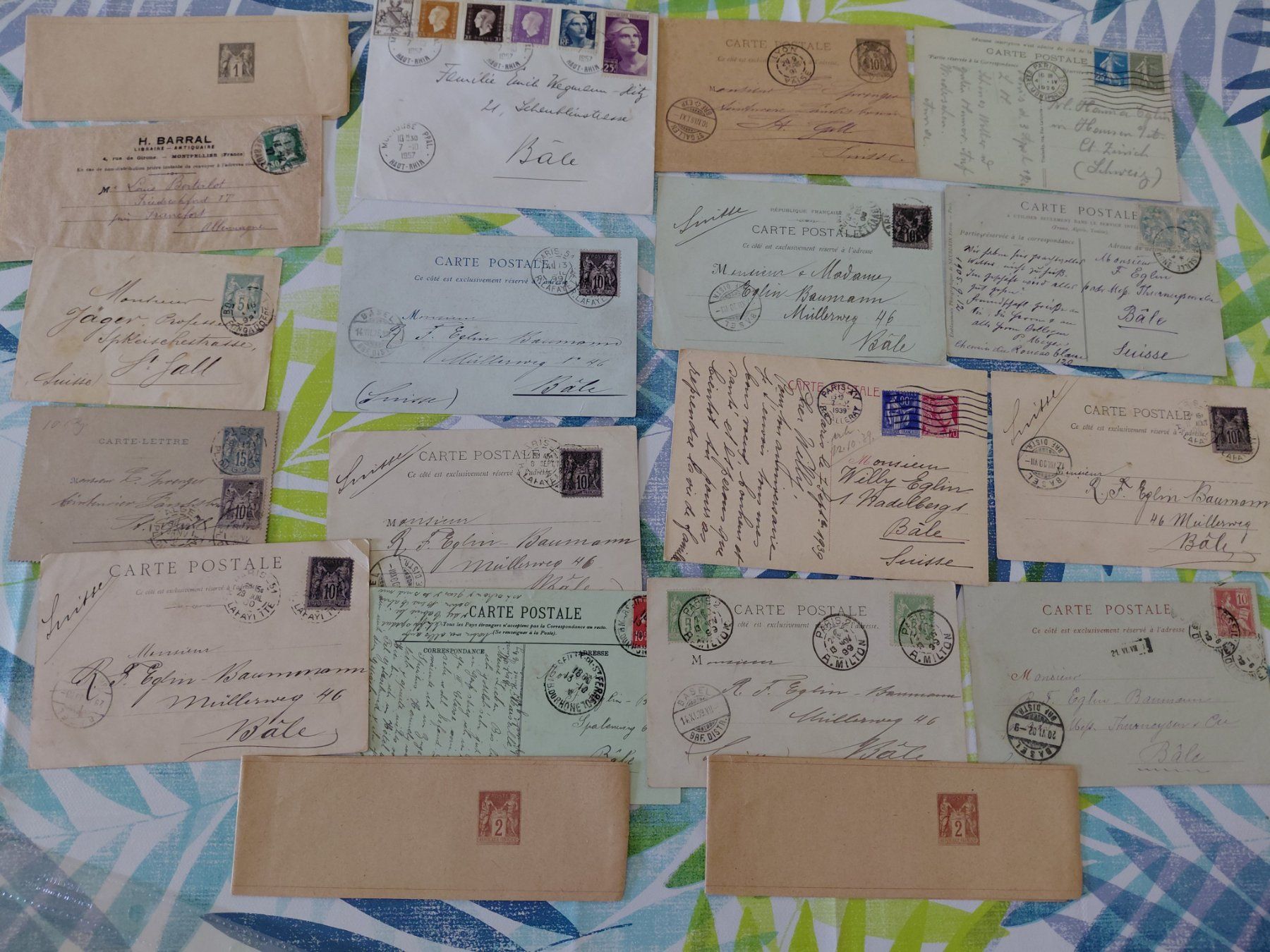Alle Briefmarken: Div. Ganzsachen Frankreich – Gebraucht aus Horw von Onurb008