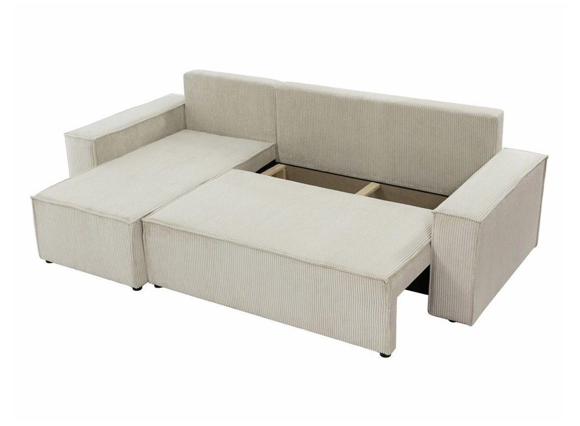 Divani: Ecksofa/ Schlafsofa in Beige Cord Stoff – Usato da Biel/Bienne venduto da sarinya_naja 2