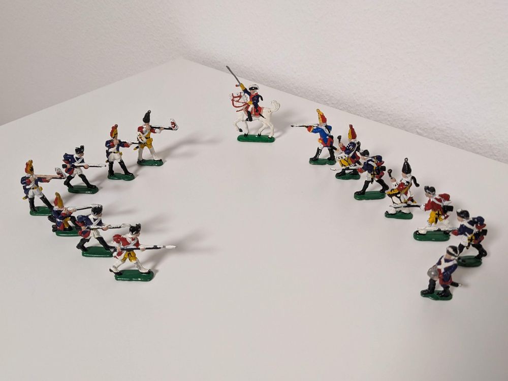 Jouets: Metallfiguren Soldaten Set, Handbemalt, antik – D'occasion à Zürich par Good_old_days