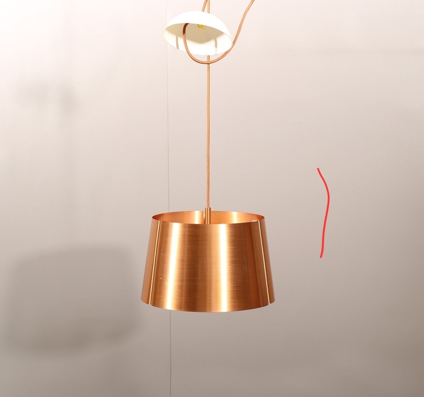 Lampadari & plafoniere: Jonas Lindvall, a model 'W 124 Large' copper ceiling light – Usato da Cham venduto da Uhhee13