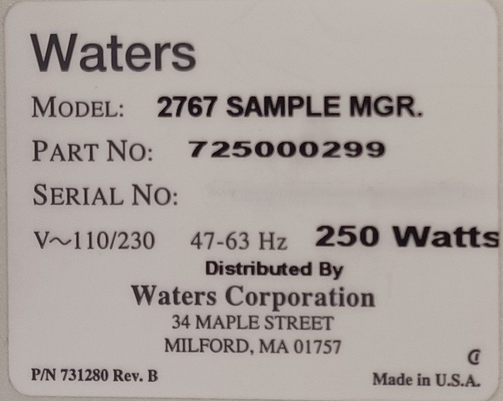 Accessori da laboratorio: Waters 2767 Sample Manager Autosampler – Difettoso da Niederdorf venduto da LeptonAG_Labor 6