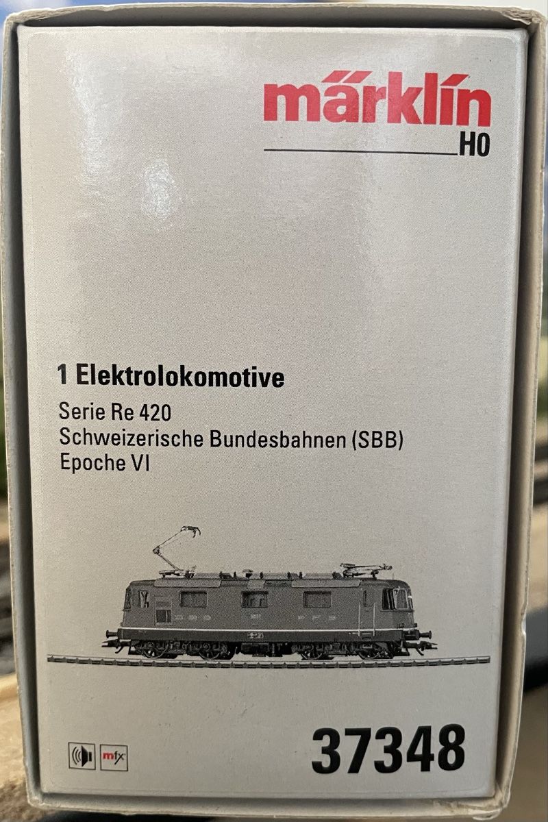 Märklin Modellini di ferrovie: Märklin 37348 SBB Re 420 Rot  – Usato da Blumenstein venduto da Ritschi 7