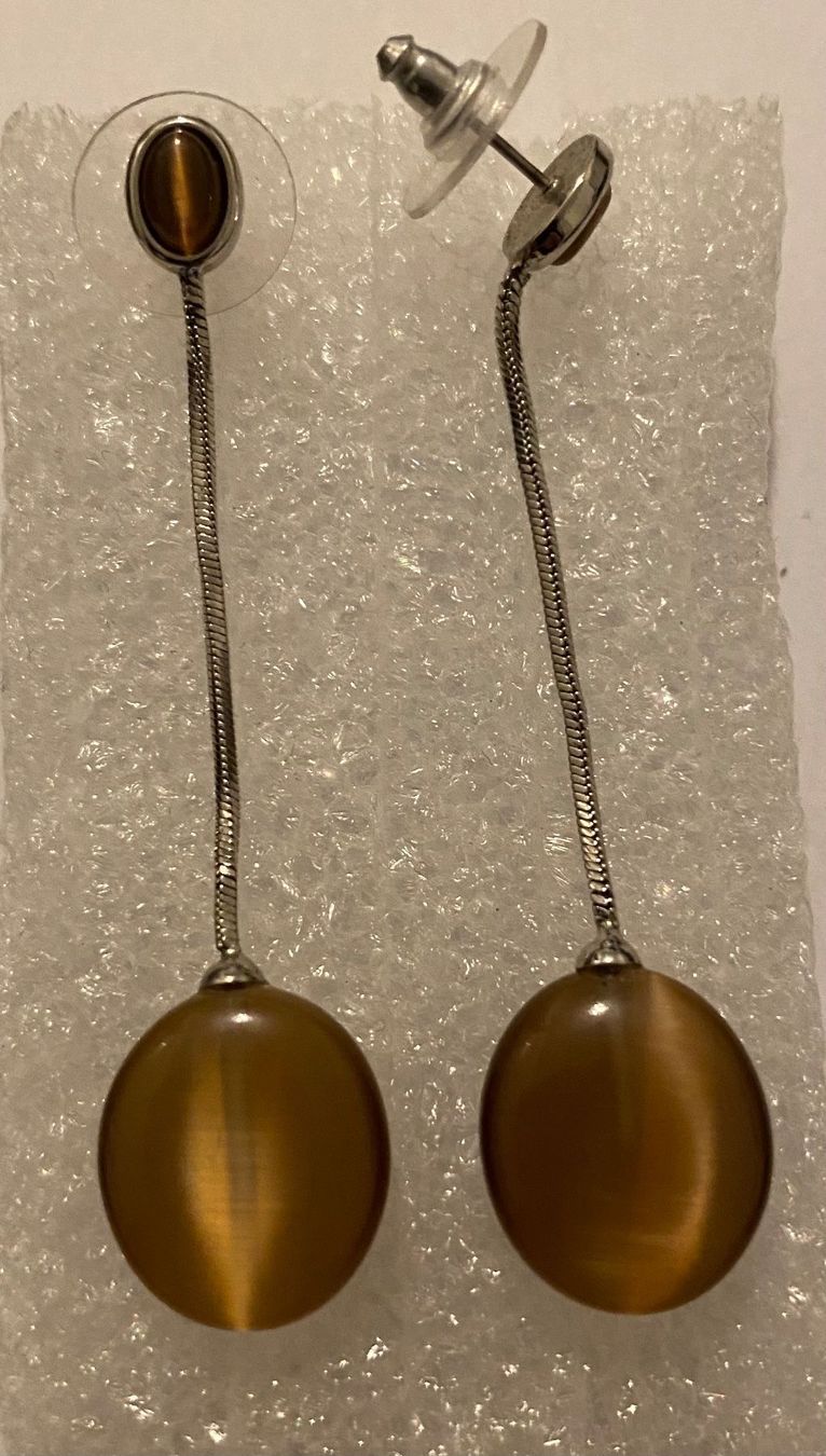 Orecchini pendenti & Orecchini a lobo: Ohrringe Silberfarbe mit stene – Usato da Pfungen venduto da Outlet64 1
