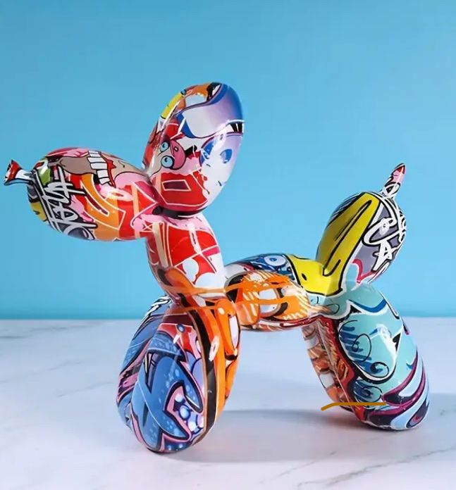 XIAOMAGG Ballon-Hund Skulptur - Moderne Deko Für Wohnzimmer & Büro