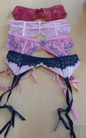 4 xDamengürtel Strass Spitze Dessous Unterwäsche Grösse xs/s
