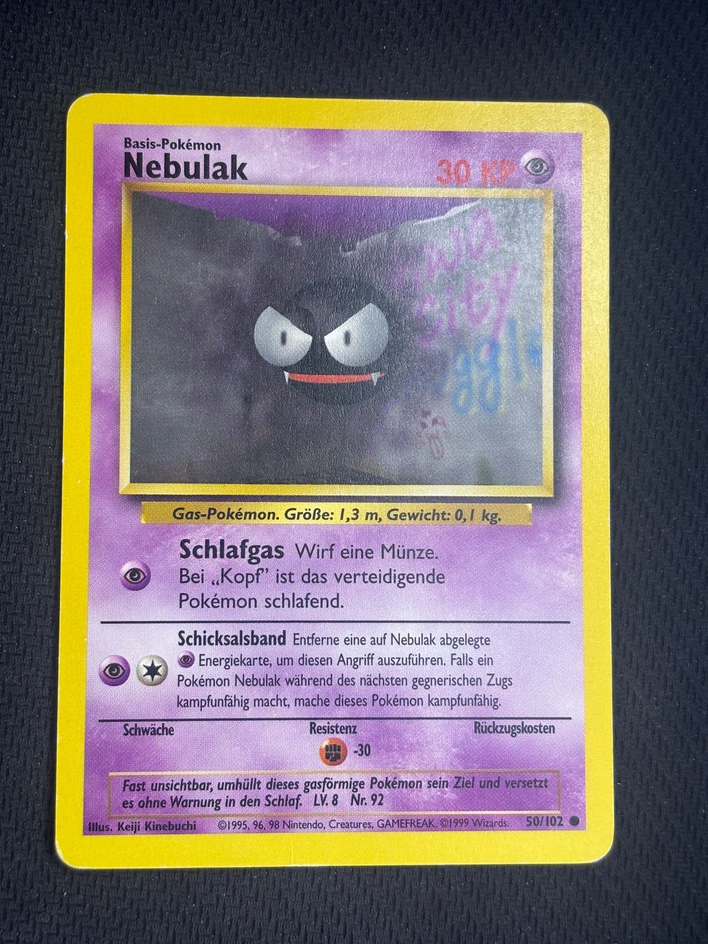 Pokémon Carte collezionabili: Pokemon Nebulak 50/102 WOTC Base Set DE – Usato da St. Gallen venduto da KantoKarten