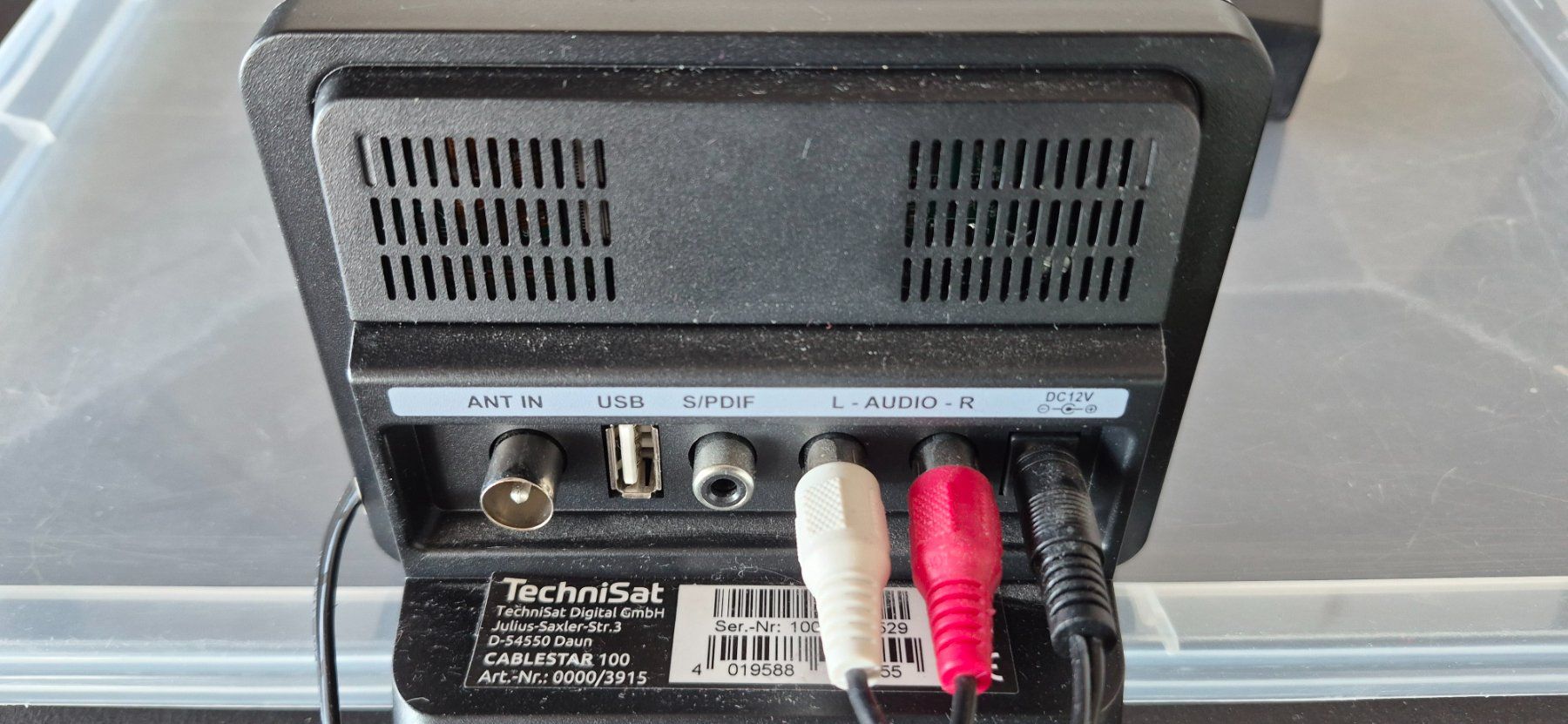 Technisat Ricevitori: Technisat CABLSTAR 100 – Usato da Steinhausen venduto da hedasa 1