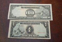 Japon 1 & 100 Pesos