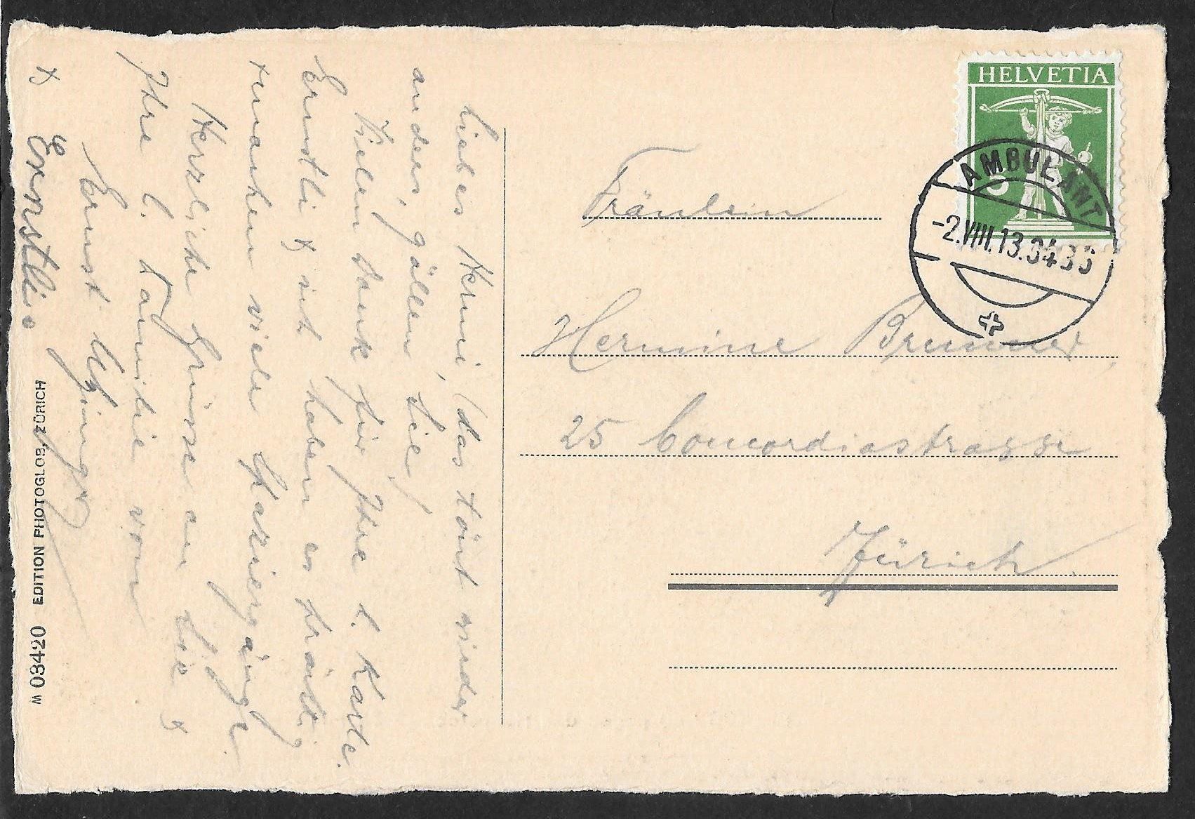 Cartoline postali: Elm gegen den Hausstock – Usato da Olten venduto da clotaldi 1