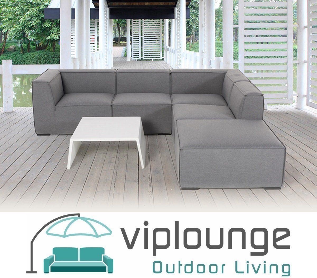 Viplounge Divani: Lounge Outdoor 100% wetterfest – Nuovo e nell'imballaggio originale da Uznach venduto da viplounge 4