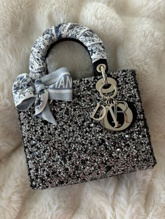 Lady Dior Small with Crystals & Sequins - New & Rare