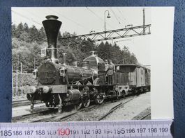 BAHN SCHWEIZ " SPANISCH-BRÖTLIBAHN LOK D 1/3 LIMMAT 1847 AK