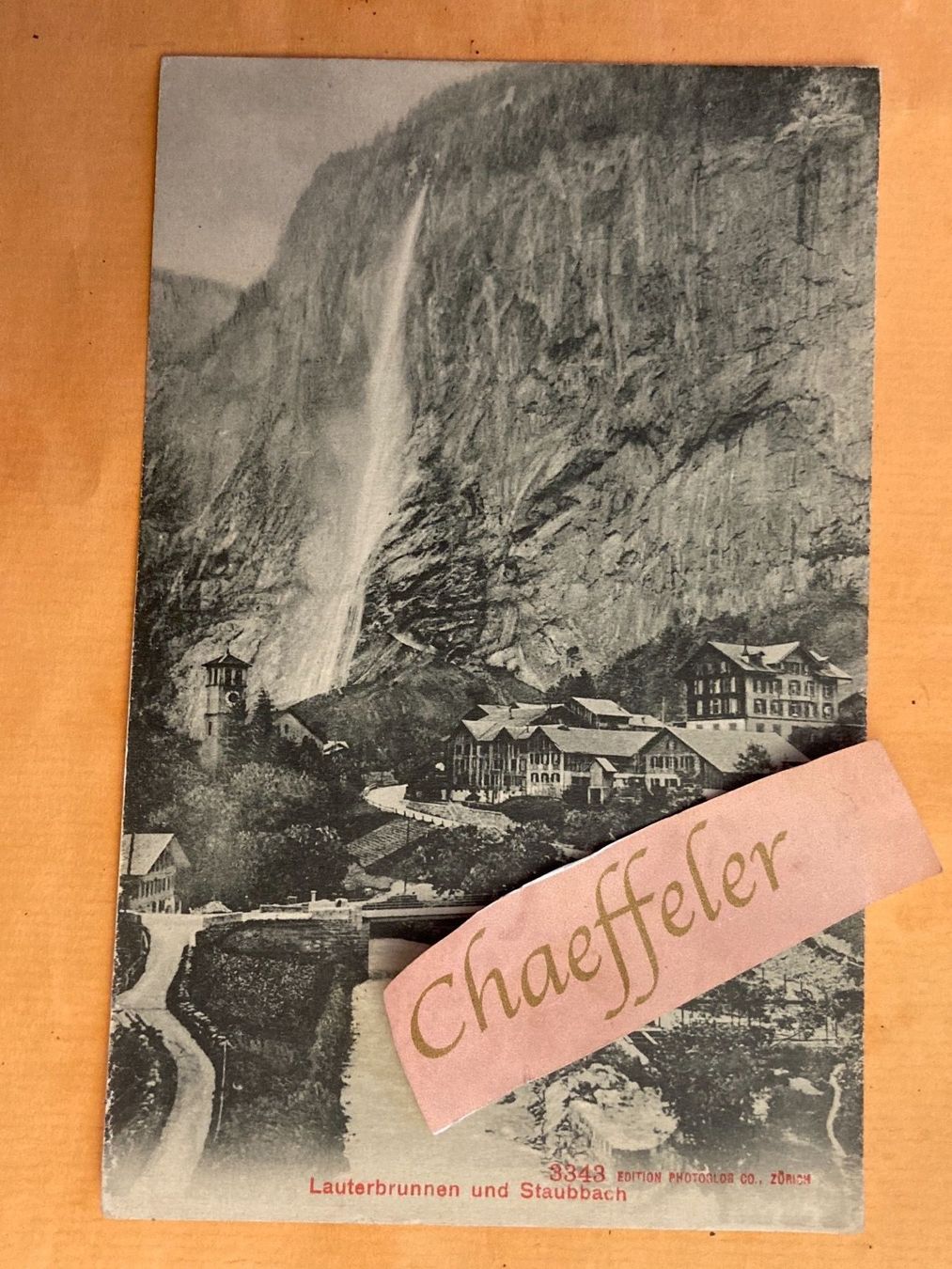 Cartoline postali: Lauterbrunnen und Staubbach – Usato da Zürich venduto da Chaeffeler
