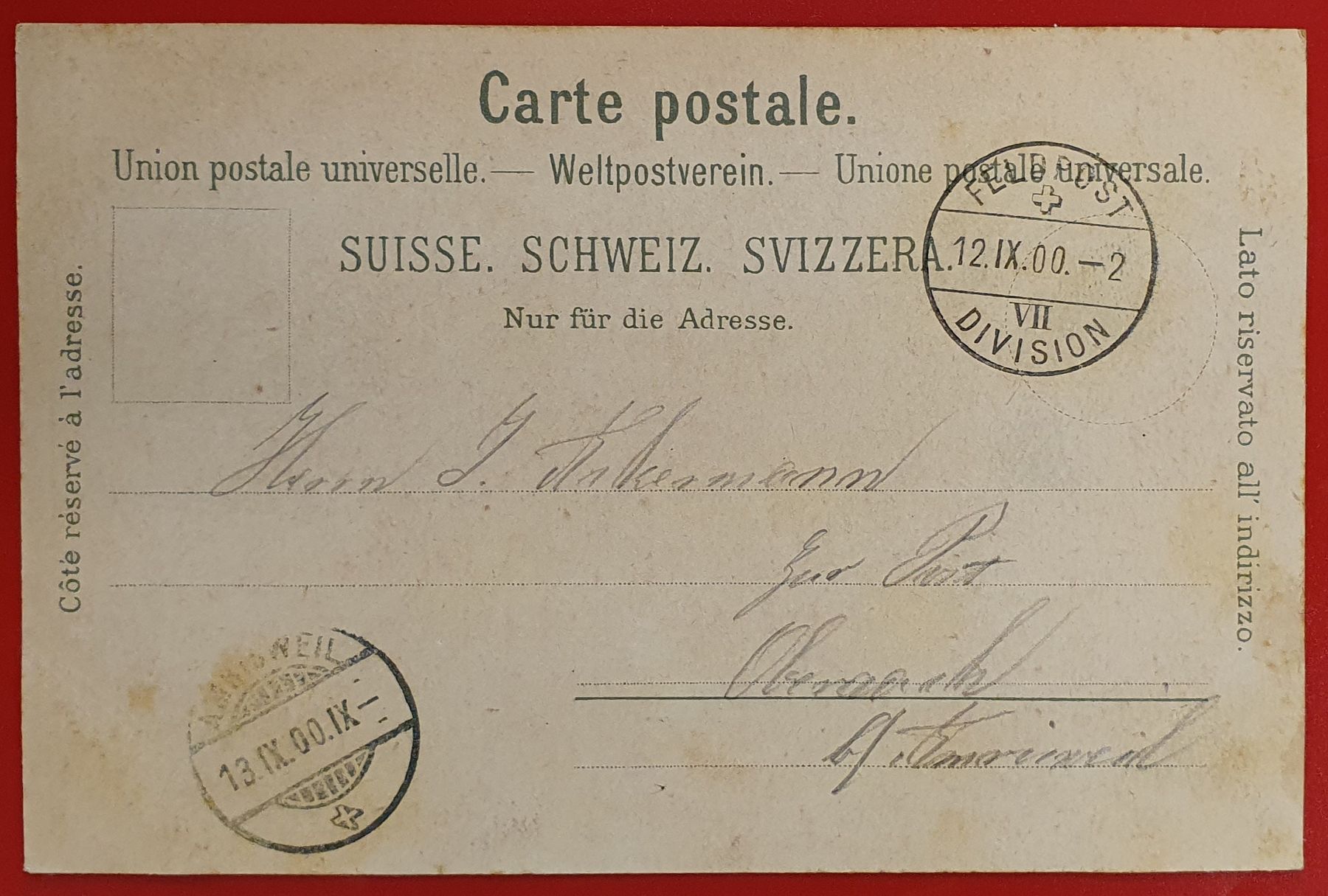 Cartoline postali: Gruss aus Bazenhaid 1900 – Usato da Kreuzlingen venduto da Rschweiz1 1