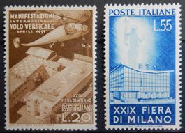 Italien Kat. 830-831 ** 1951 Kat. 130 Euro (Die Marken haben