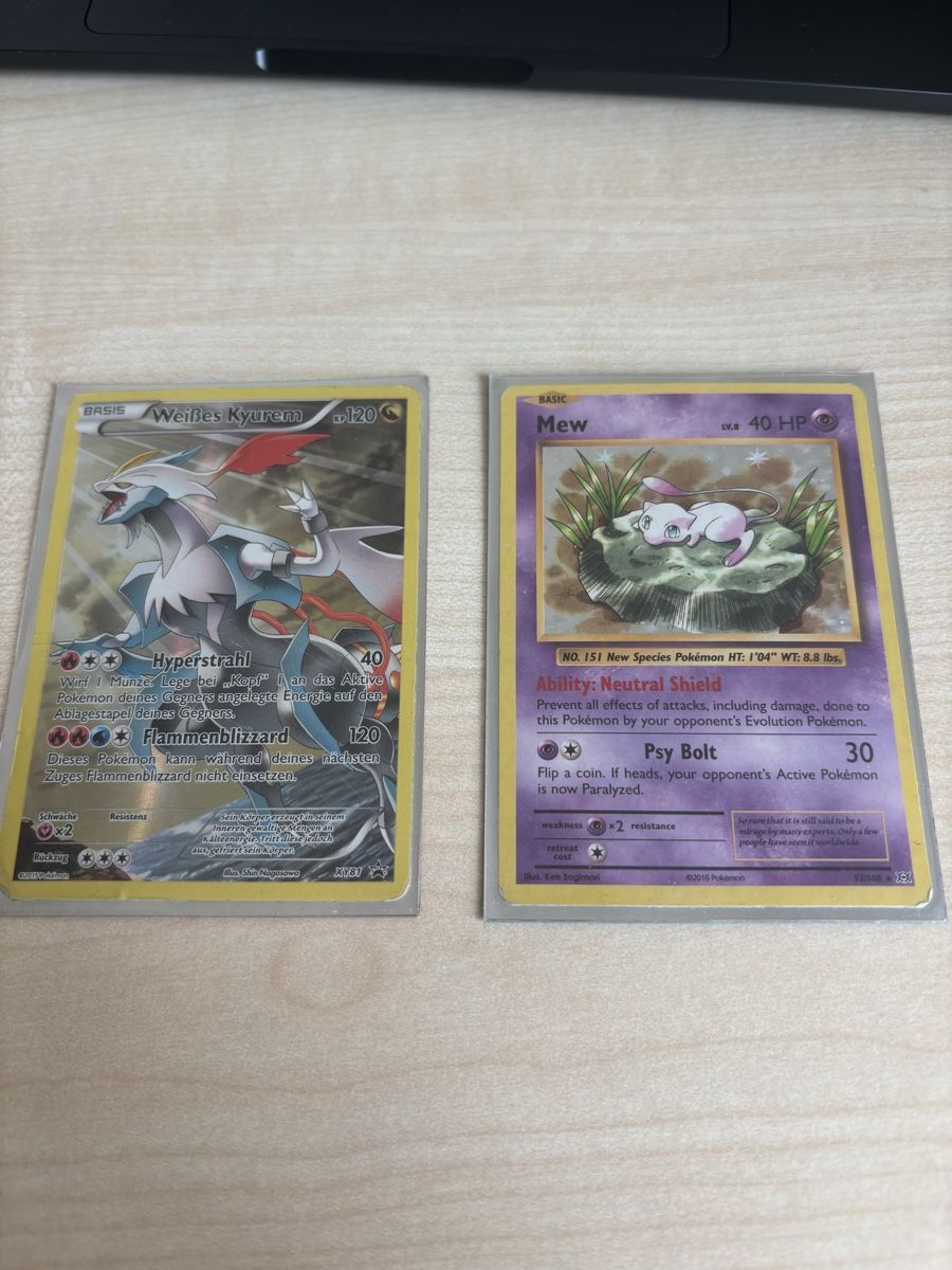 Karten: Pokémon Karten Weisses Kyurem & Mew – Gebraucht aus Küsnacht ZH von lui_jv2f