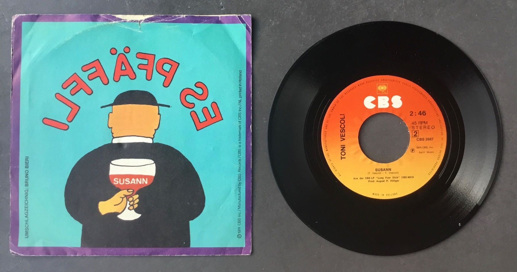 Dischi in vinile: Toni Vescoli | ES PFÄFFLI – Usato da Eggersriet venduto da Wiese61 2