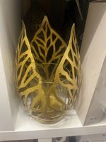 Goldener Kerzenhalter Windlicht Neu!