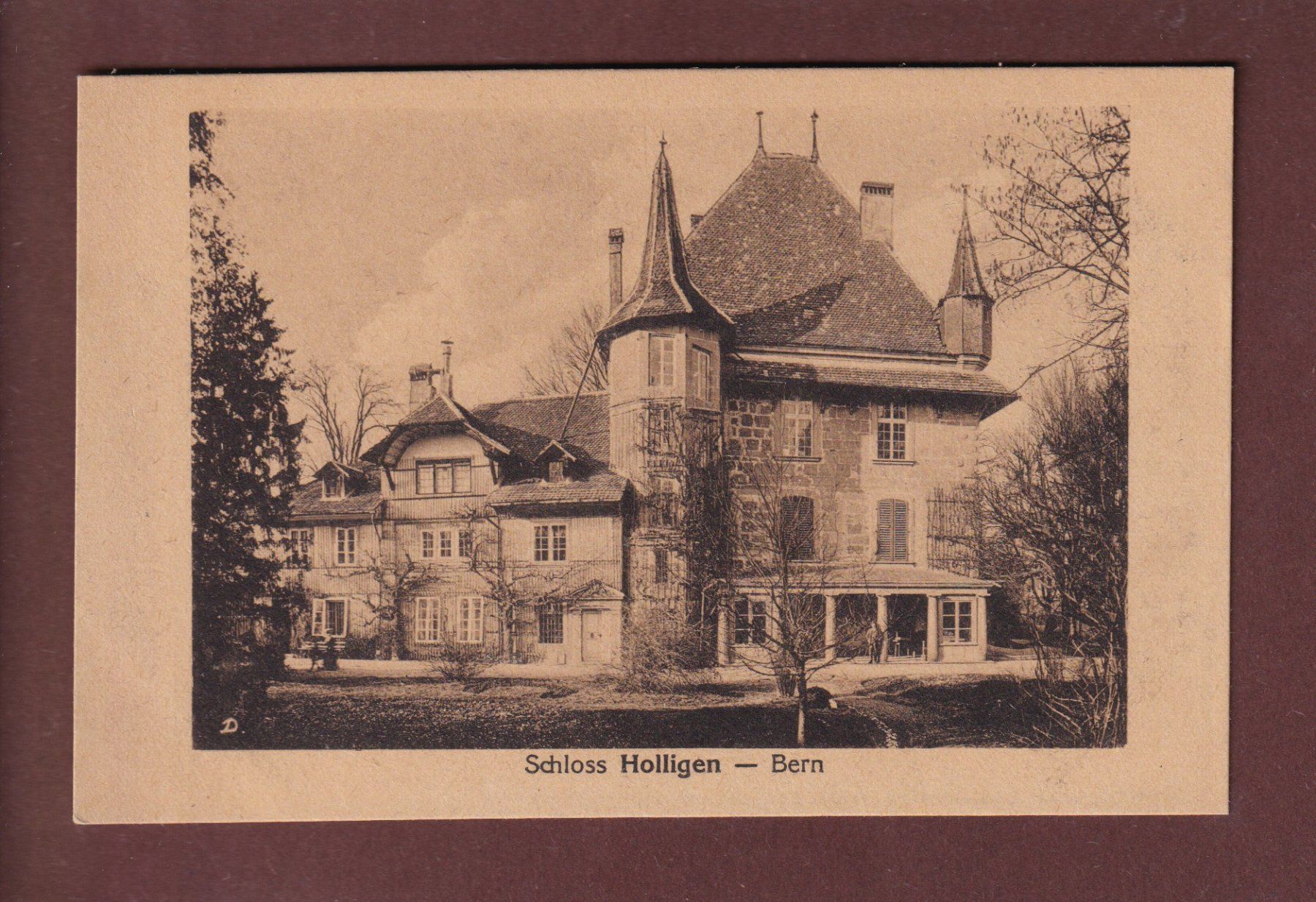 Ansichtskarten: Bern - Schloss HOLLIGEN – Gebraucht aus Pully von nicecards