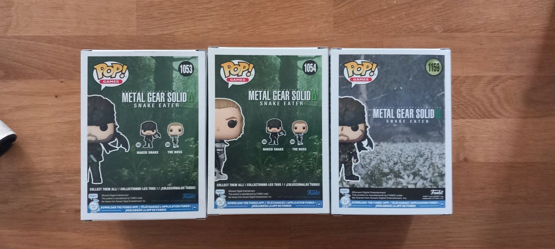 3 Funko Pop Metal Gear Solid - Snake / Big Boss / The Boss (Neu (gemäss ...