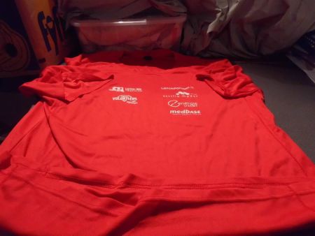 T-Shirt Grösse XXL, rot, 30 Uster Triath