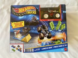 Hot Wheels Monster Trucks Launch & Bash, inkl. Bone Shaker