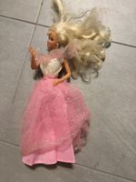 Barbie Puppe mit rosa Kleid blond 90er