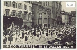 Eidg. Turnfest in St. Gallen 1922