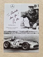 Stirling Moss † - Originalautogramm auf Karte
