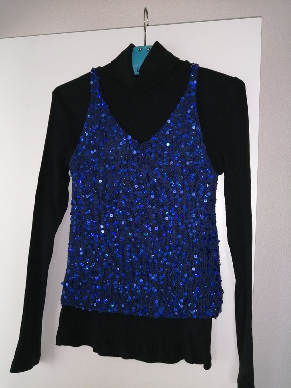 Tops: Strick-Tanktop handgestrickt Tanktop mit Pailletten – Neu und originalverpackt aus Buchrain von nat_pl5p 3